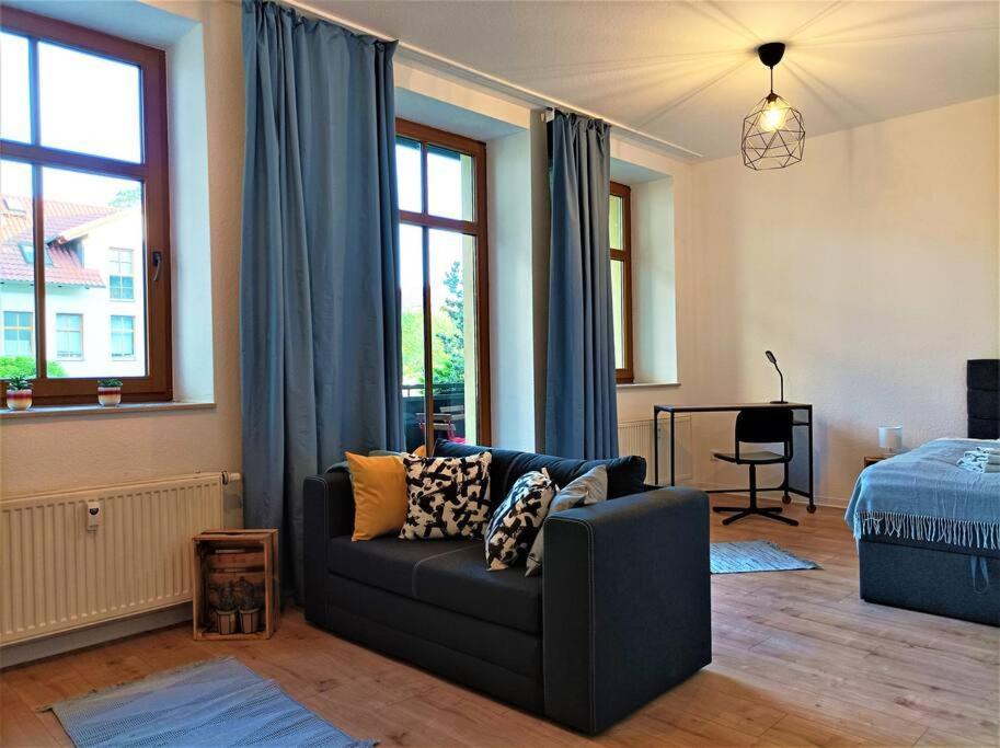 מגדבורג Modernes Apartment Mit Balkon מראה חיצוני תמונה