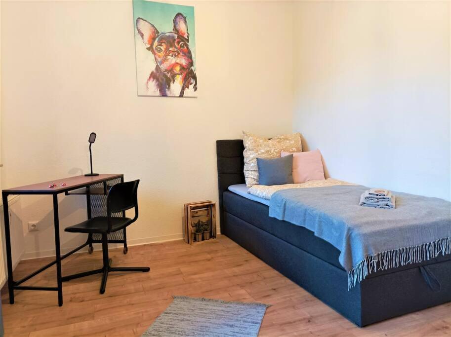 מגדבורג Modernes Apartment Mit Balkon מראה חיצוני תמונה